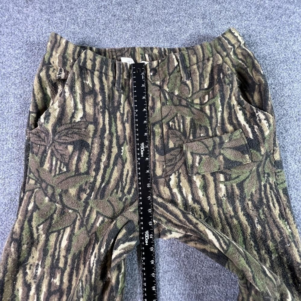 Vintage Walls Hunting Pant Mens 32x28 Green Straight Lined Tree-Bark Outdoor USA - Picture 4 of 16